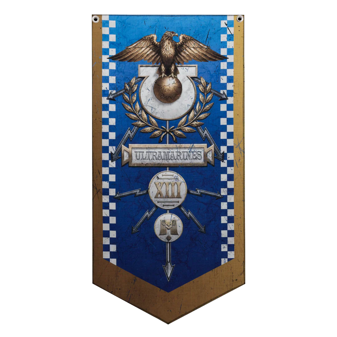 Warhammer The Horus Heresy Ultramarines Wall Banner