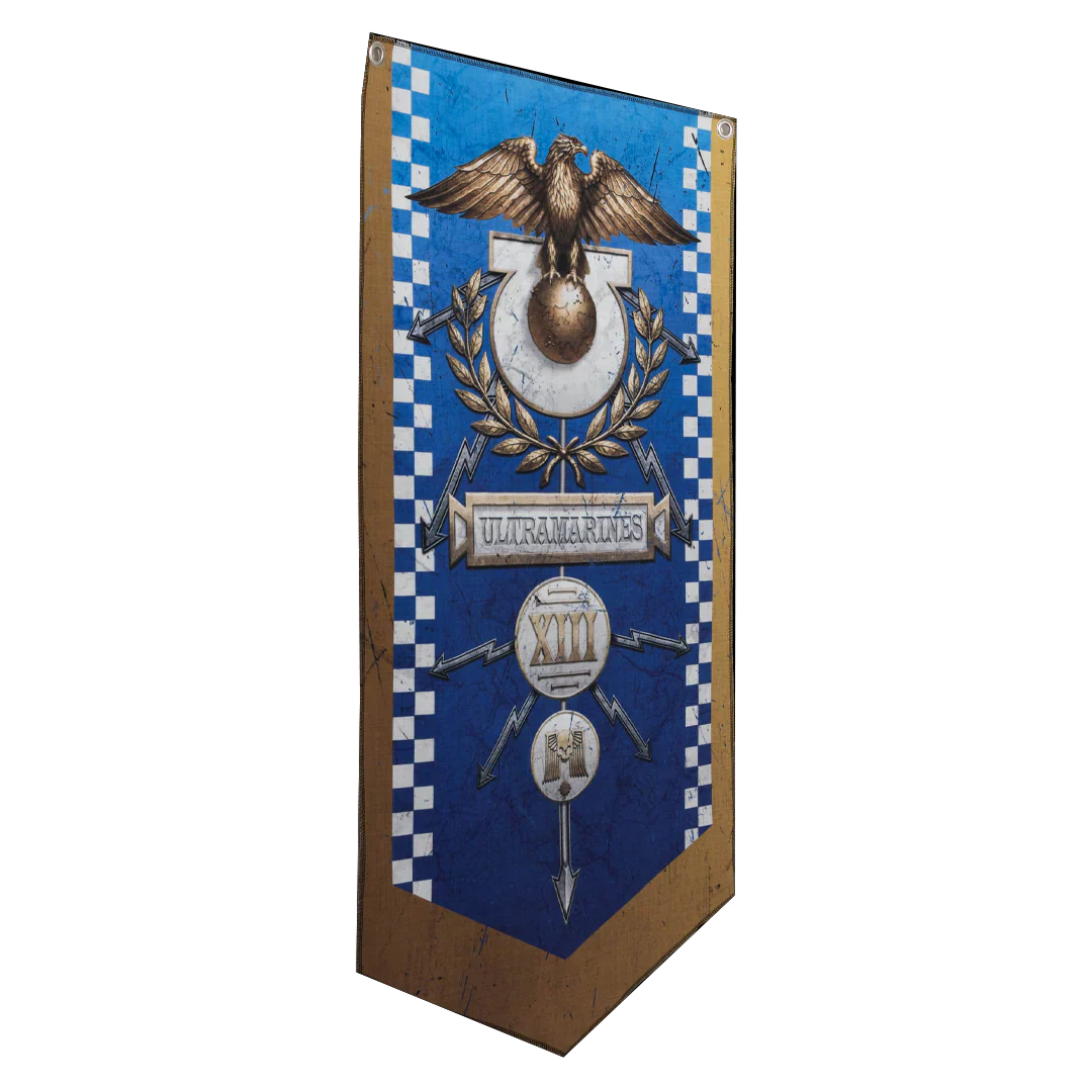 Warhammer The Horus Heresy Ultramarines Wall Banner