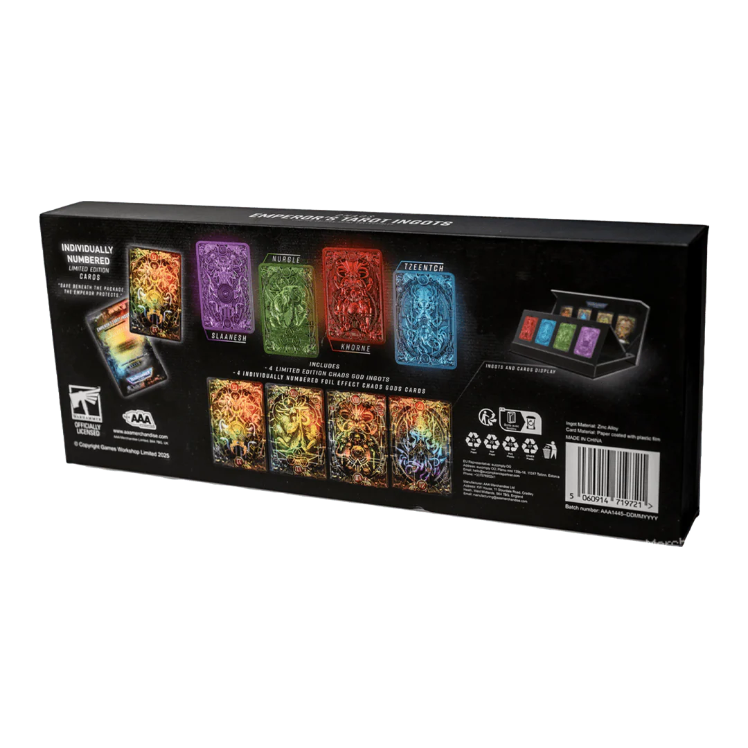 Warhammer 40,000: Imperial Tarot Ingot - Gods (4 Pack)