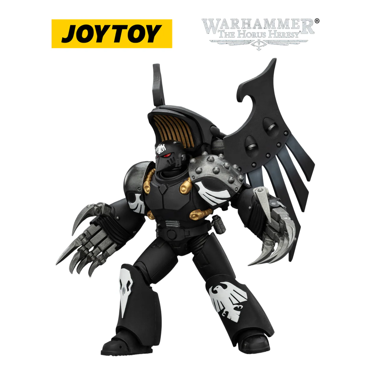 JOYTOY Warhammer The Horus Heresy - Raven Guard Dark Fury with Lightning Claws (1/18 Scale)