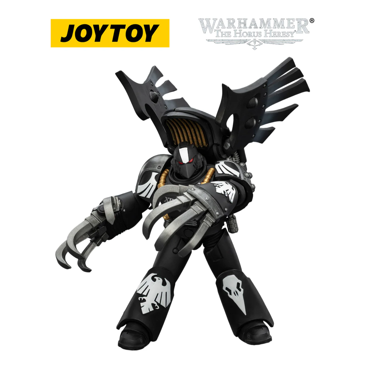 JOYTOY Warhammer The Horus Heresy Raven Guard - Dark Fury, Chooser of the Slain with Raven's Talon Claw (1/18 Scale)