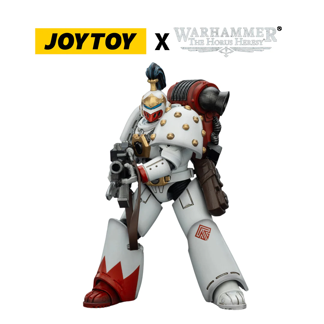 JoyToy Warhammer The Horus Heresy Action Figure - White Scars, MKVI Tactical Legionary (1/18 Scale)