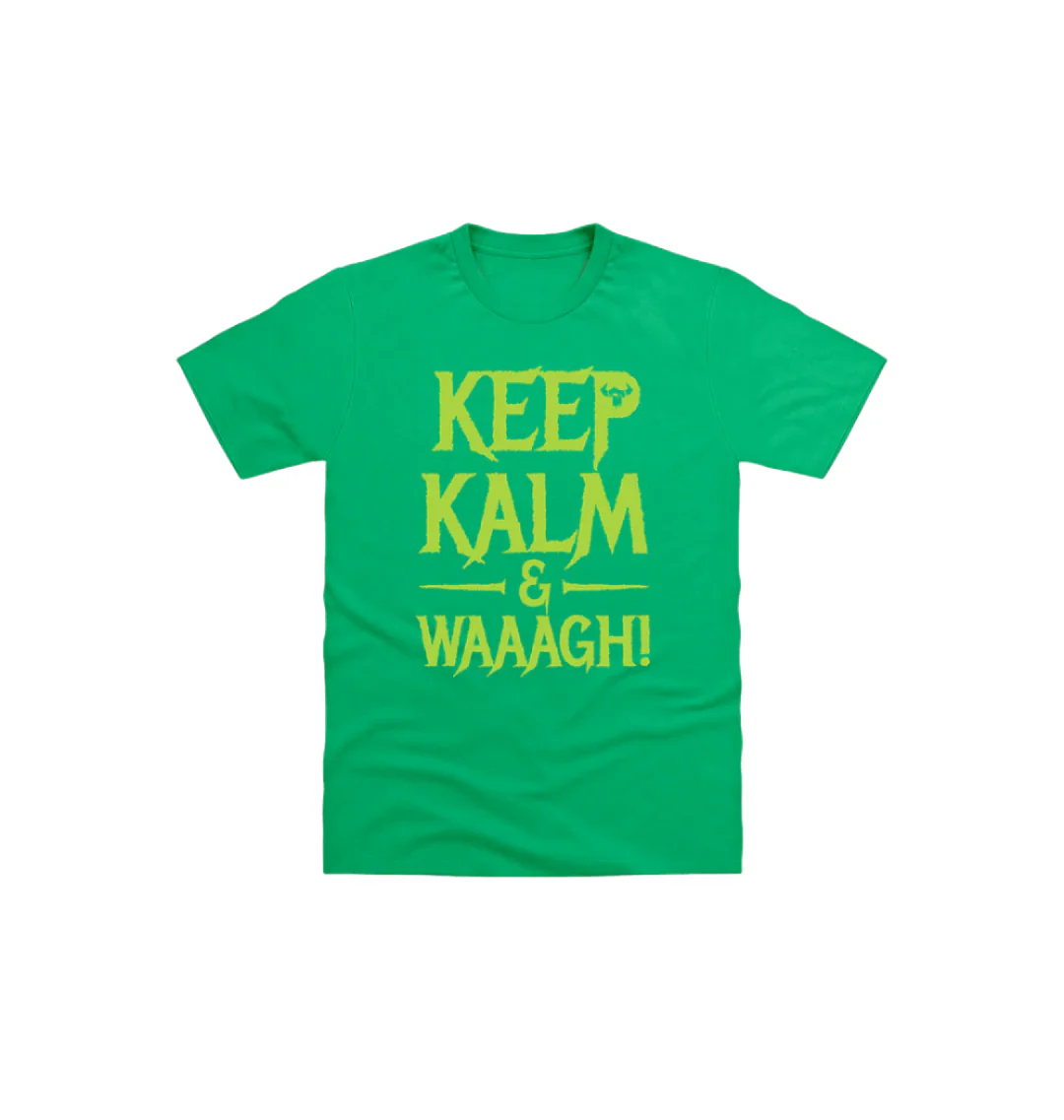 Keep Kalm And Waaagh! Kids T Shirt
