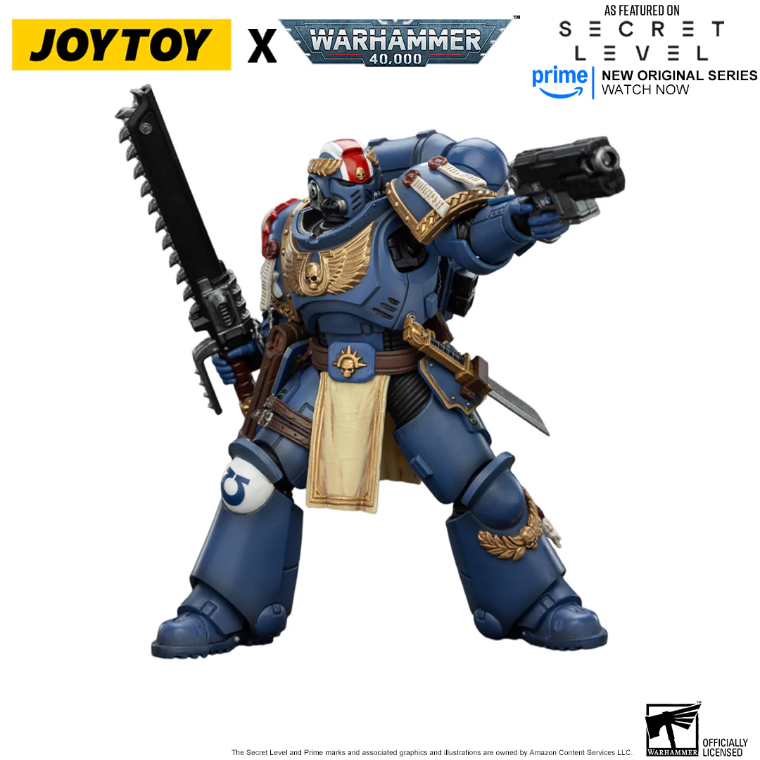 JoyToy Warhammer 40,000 Action Figure - Titus with Laurels of Victory (1/18 Scale)
