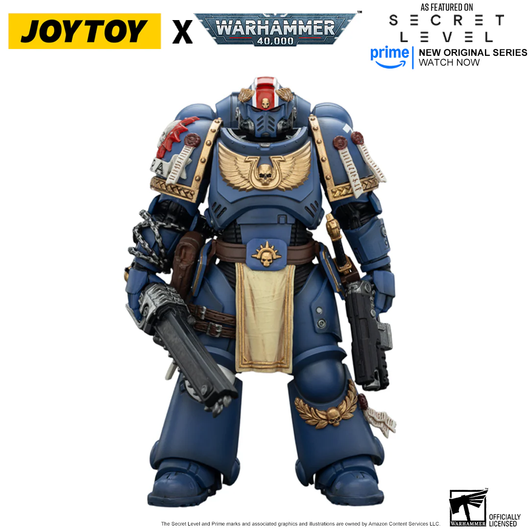 JoyToy Warhammer 40,000 Action Figure - Titus with Laurels of Victory (1/18 Scale)