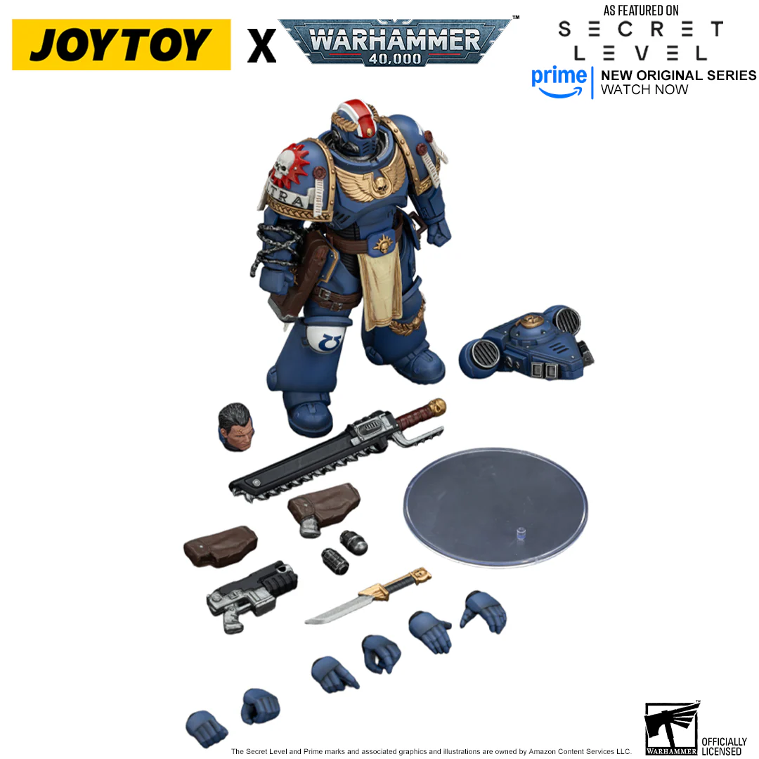JoyToy Warhammer 40,000 Action Figure - Titus with Laurels of Victory (1/18 Scale)