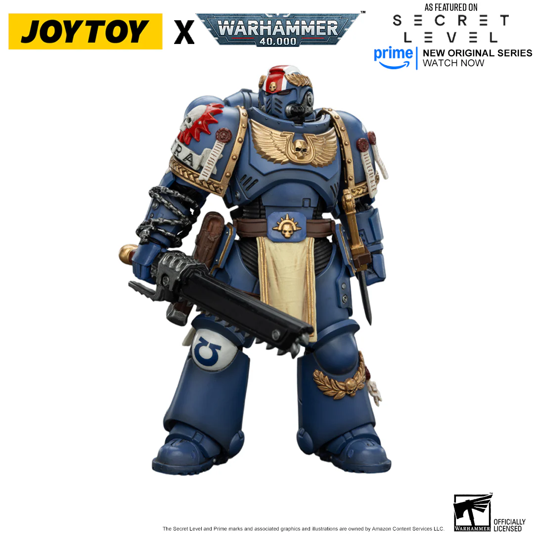 JoyToy Warhammer 40,000 Action Figure - Titus with Laurels of Victory (1/18 Scale)