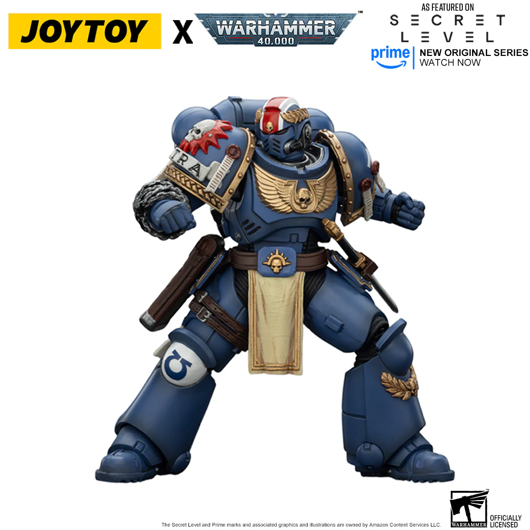 JoyToy Warhammer 40,000 Action Figure - Titus with Laurels of Victory (1/18 Scale)