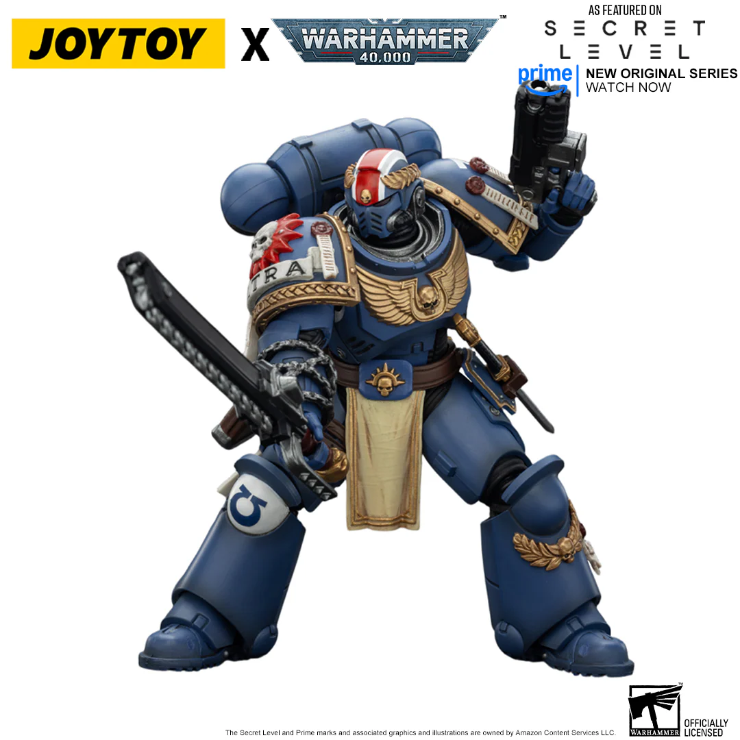 JoyToy Warhammer 40,000 Action Figure - Titus with Laurels of Victory (1/18 Scale)