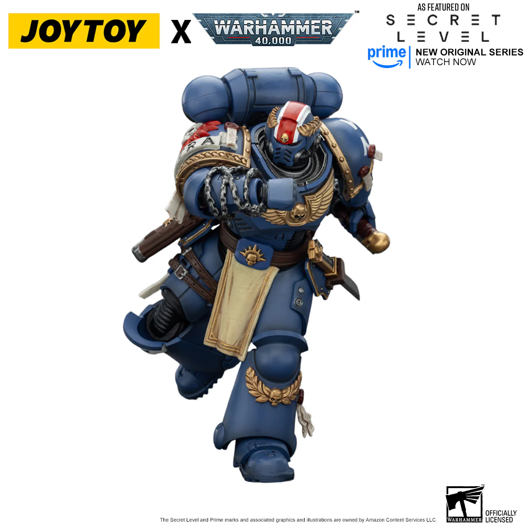 JoyToy Warhammer 40,000 Action Figure - Titus with Laurels of Victory (1/18 Scale)