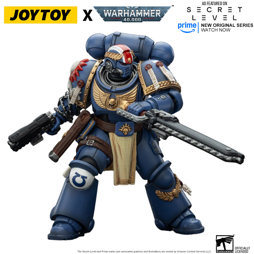 JoyToy Warhammer 40,000 Action Figure - Titus with Laurels of Victory (1/18 Scale)