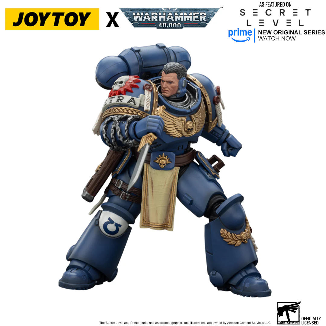 JoyToy Warhammer 40,000 Action Figure - Titus with Laurels of Victory (1/18 Scale)