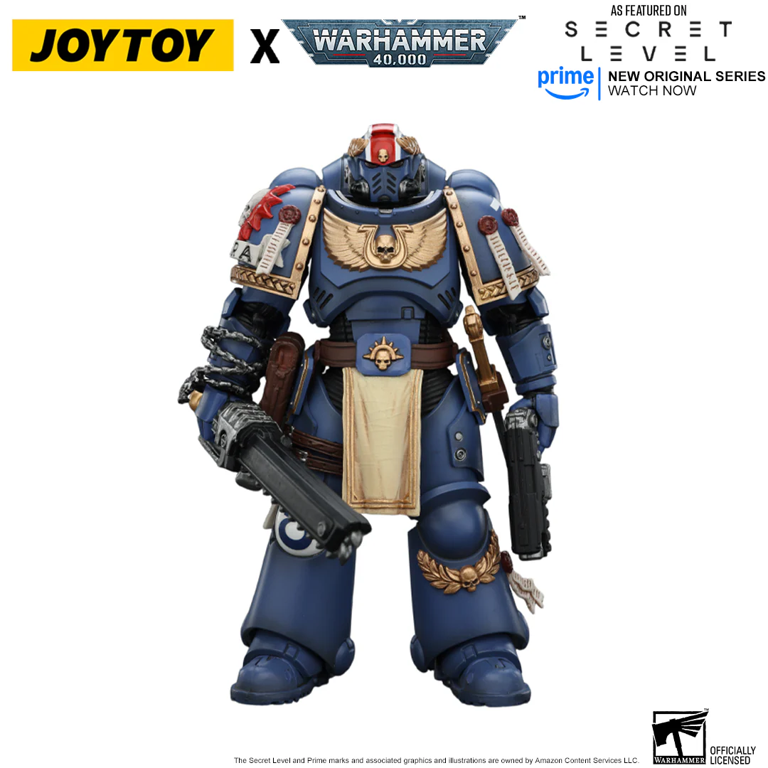 JoyToy Warhammer 40,000 Action Figure - Titus with Laurels of Victory (1/18 Scale)