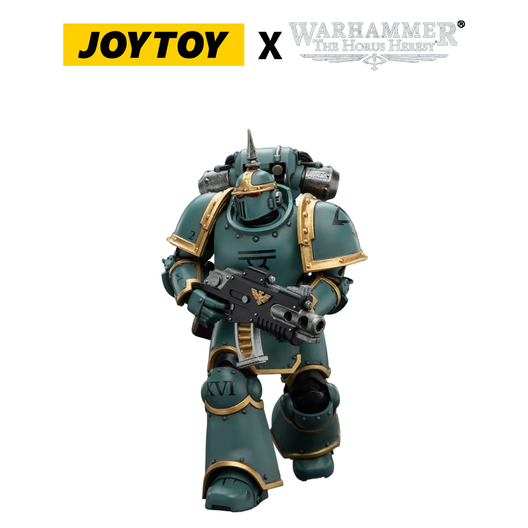 JoyToy Warhammer The Horus Heresy Action Figure - Sons of Horus, MKIII Legionary (1/18 Scale) Preorder.