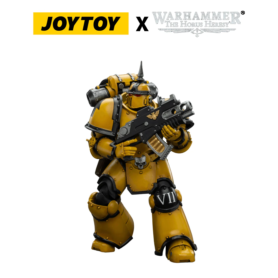 JoyToy Warhammer The Horus Heresy Action Figure - Imperial Fists, MKIII Legionary (1/18 Scale) Preorder.