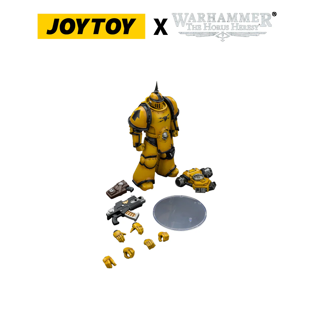 JoyToy Warhammer The Horus Heresy Action Figure - Imperial Fists, MKIII Legionary (1/18 Scale) Preorder.