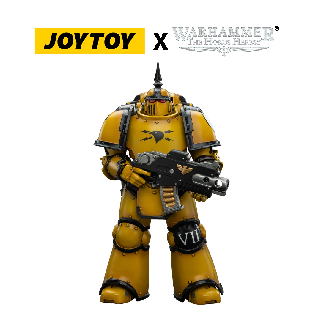 JoyToy Warhammer The Horus Heresy Action Figure - Imperial Fists, MKIII Legionary (1/18 Scale) Preorder.