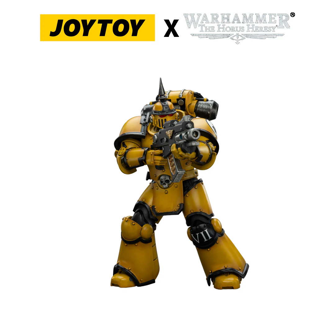 JoyToy Warhammer The Horus Heresy Action Figure - Imperial Fists, MKIII Legionary (1/18 Scale) Preorder.