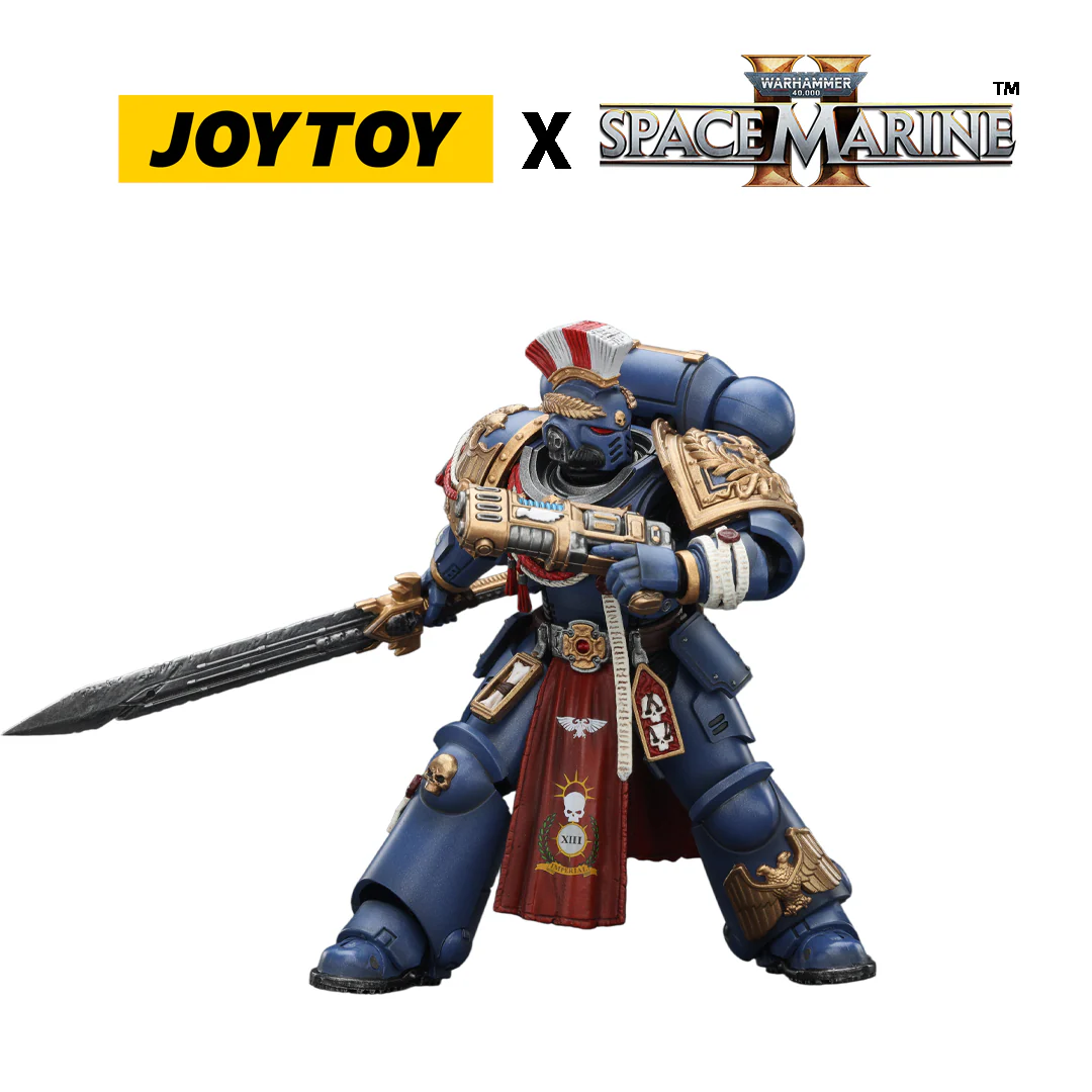 755-joytoy-warhammer-40-000-space-marine-2-action-figure-ultramarines-relic-primus-armour-with-plasma-pistol-and-combat-blade-1-18-scale-preorder-1.webp JoyToy Warhammer 40,000 Space Marine 2 Action Figure - Ultramarines, Relic Primus Armour, with Plasma Pistol and Combat Blade (1/18 Scale) Preorder.