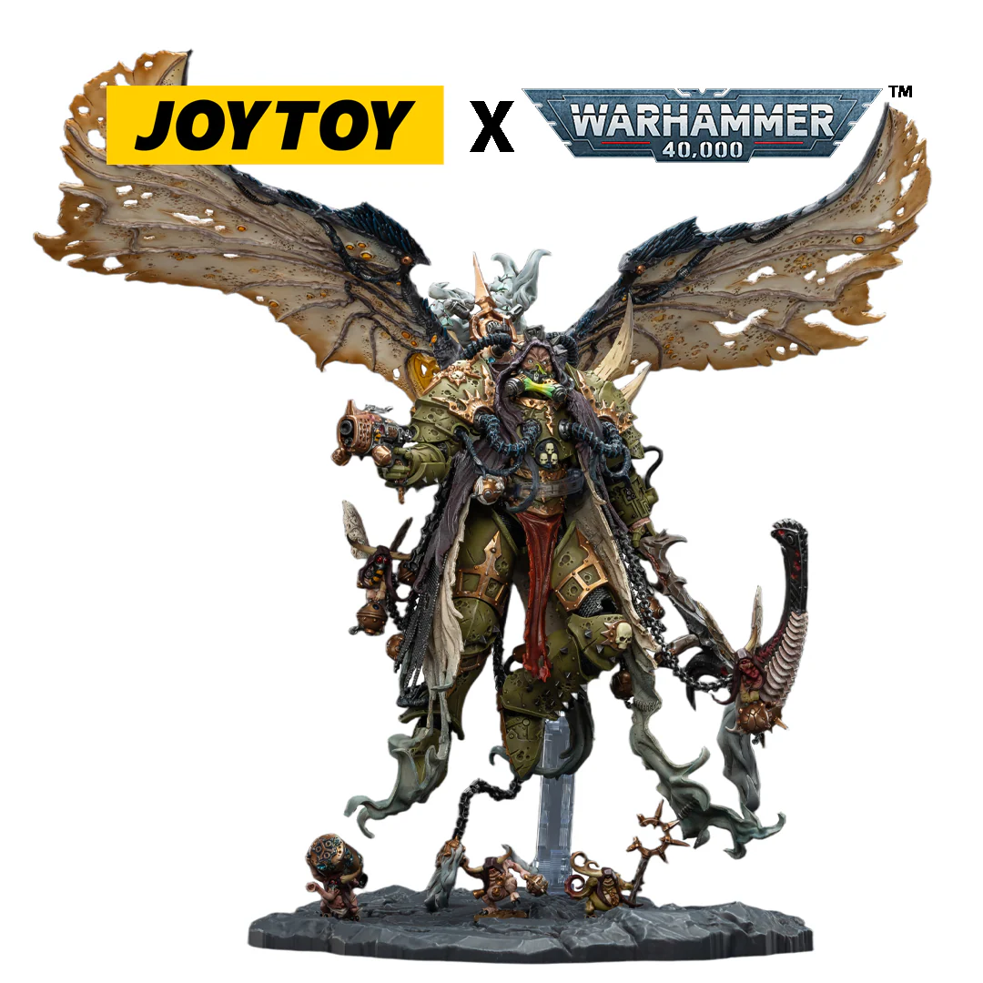 JoyToy Warhammer 40,000 Action Figure -  Mortarion, Daemon Primarch of Nurgle (1/18 Scale)