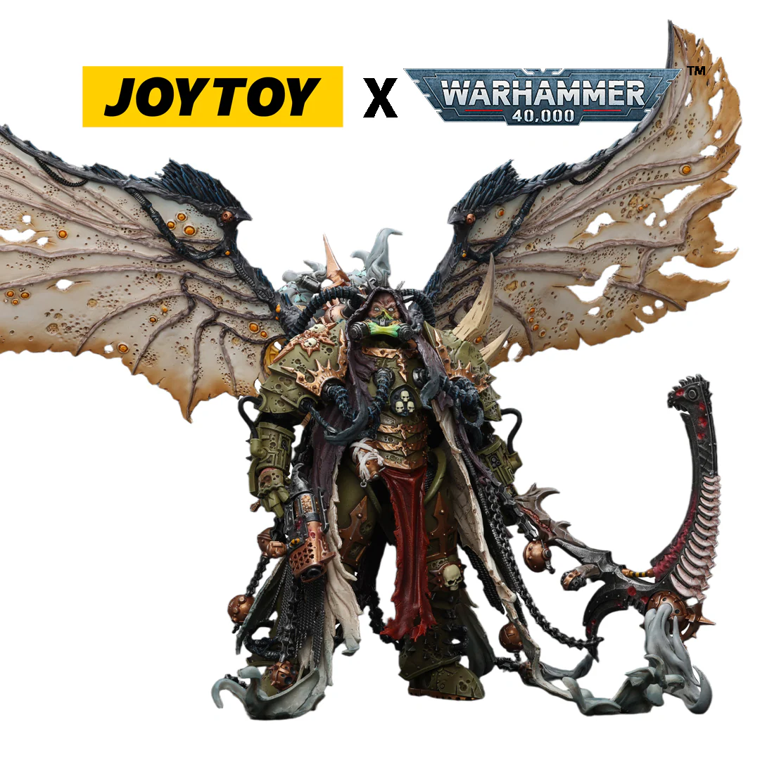 JoyToy Warhammer 40,000 Action Figure -  Mortarion, Daemon Primarch of Nurgle (1/18 Scale)