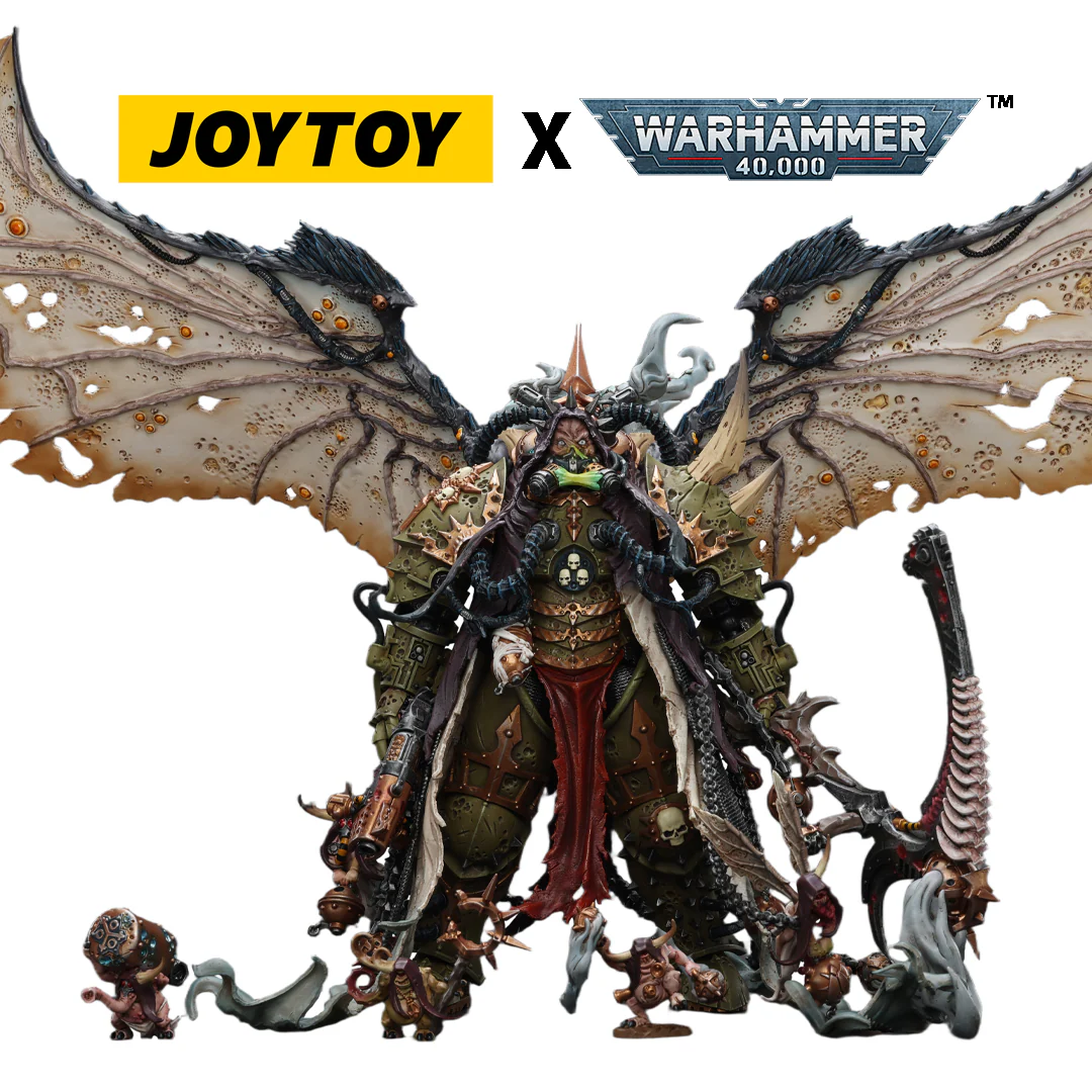 JoyToy Warhammer 40,000 Action Figure -  Mortarion, Daemon Primarch of Nurgle (1/18 Scale)