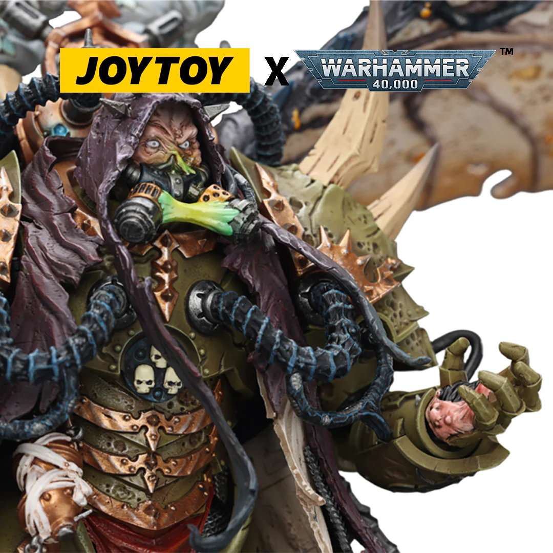 JoyToy Warhammer 40,000 Action Figure -  Mortarion, Daemon Primarch of Nurgle (1/18 Scale)