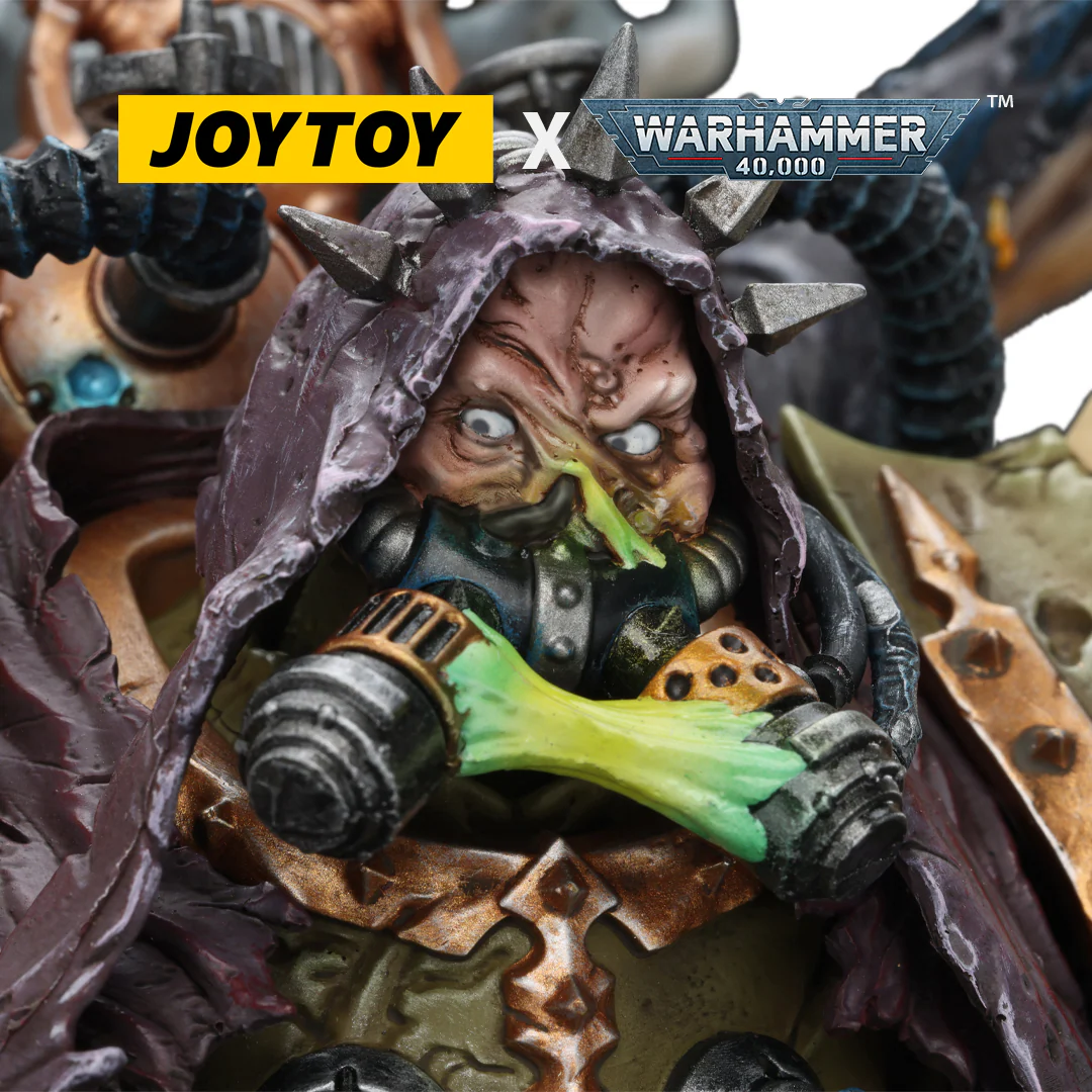 JoyToy Warhammer 40,000 Action Figure -  Mortarion, Daemon Primarch of Nurgle (1/18 Scale)