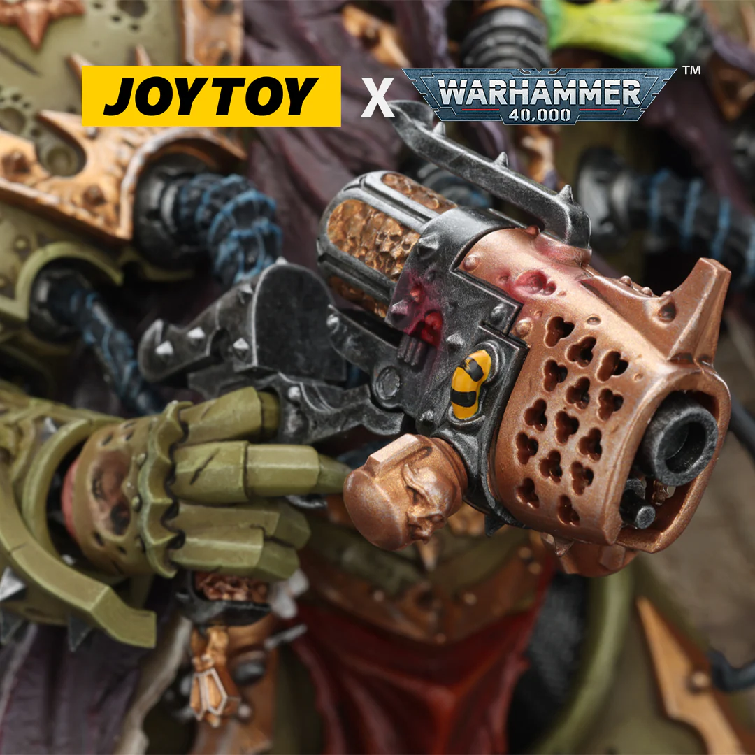 JoyToy Warhammer 40,000 Action Figure -  Mortarion, Daemon Primarch of Nurgle (1/18 Scale)
