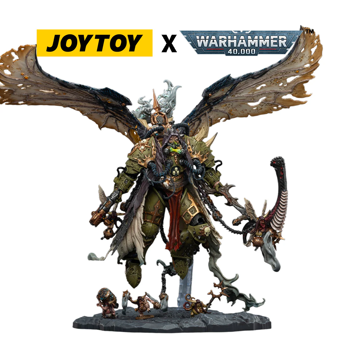 JoyToy Warhammer 40,000 Action Figure -  Mortarion, Daemon Primarch of Nurgle (1/18 Scale)