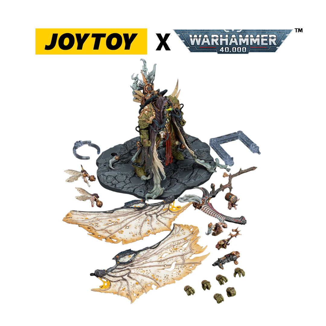 JoyToy Warhammer 40,000 Action Figure -  Mortarion, Daemon Primarch of Nurgle (1/18 Scale)