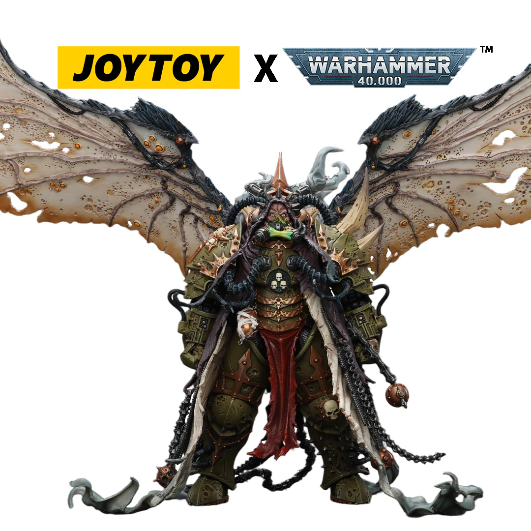 JoyToy Warhammer 40,000 Action Figure -  Mortarion, Daemon Primarch of Nurgle (1/18 Scale)