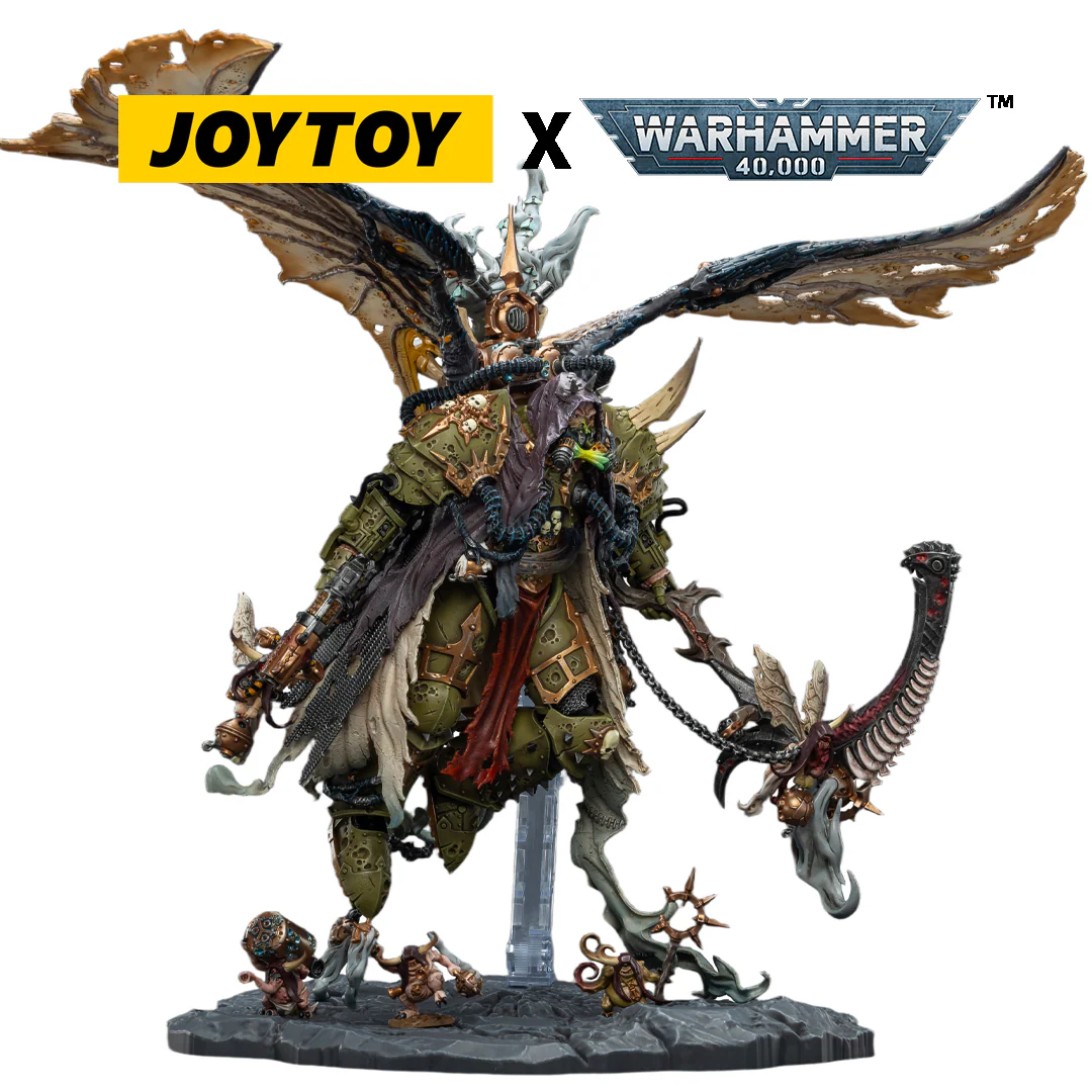 JoyToy Warhammer 40,000 Action Figure -  Mortarion, Daemon Primarch of Nurgle (1/18 Scale)