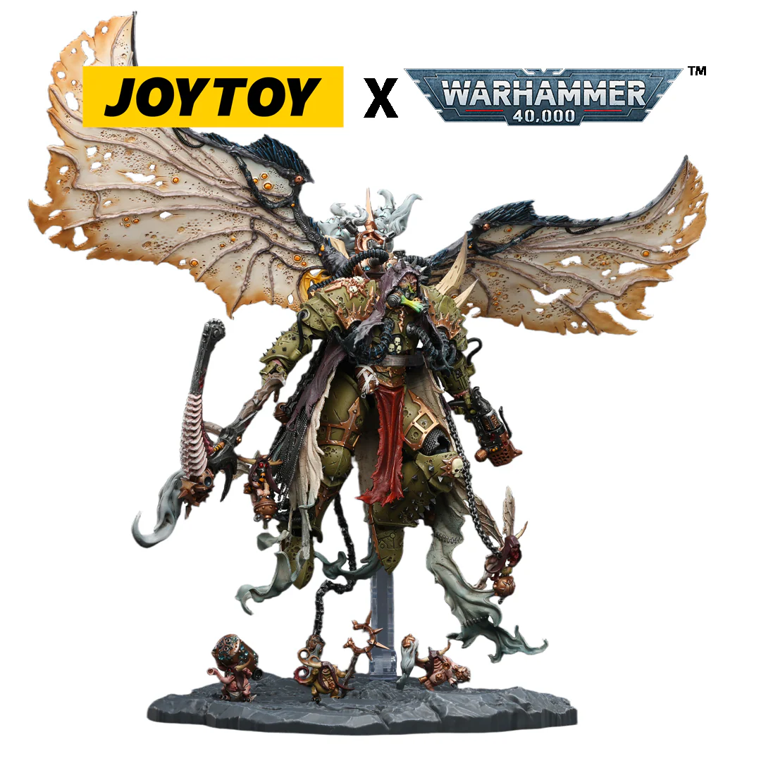 JoyToy Warhammer 40,000 Action Figure -  Mortarion, Daemon Primarch of Nurgle (1/18 Scale)