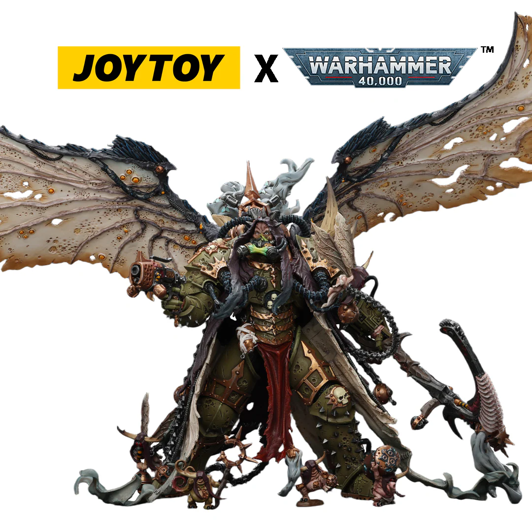 JoyToy Warhammer 40,000 Action Figure -  Mortarion, Daemon Primarch of Nurgle (1/18 Scale)