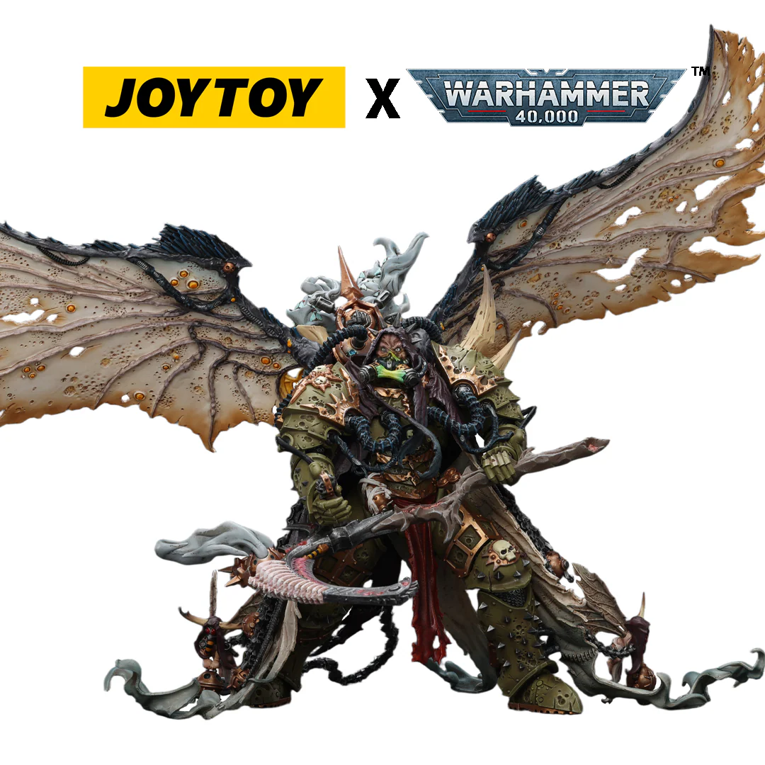 JoyToy Warhammer 40,000 Action Figure -  Mortarion, Daemon Primarch of Nurgle (1/18 Scale)