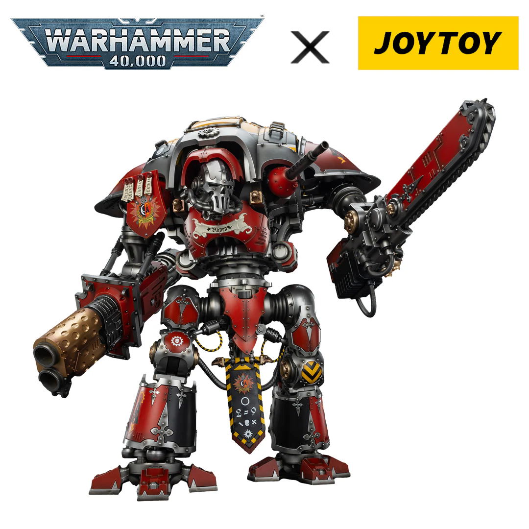 JoyToy Warhammer: 40,000 Action Figure - Imperial Knights, House Raven, Knight Errant (1/18 Scale)