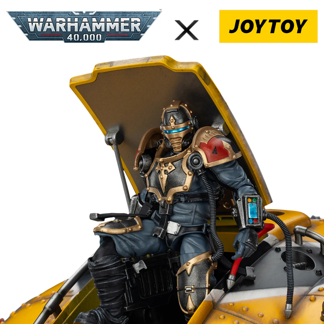 JoyToy Warhammer: 40,000 Action Figure - Imperial Knights, House Raven, Knight Errant (1/18 Scale)