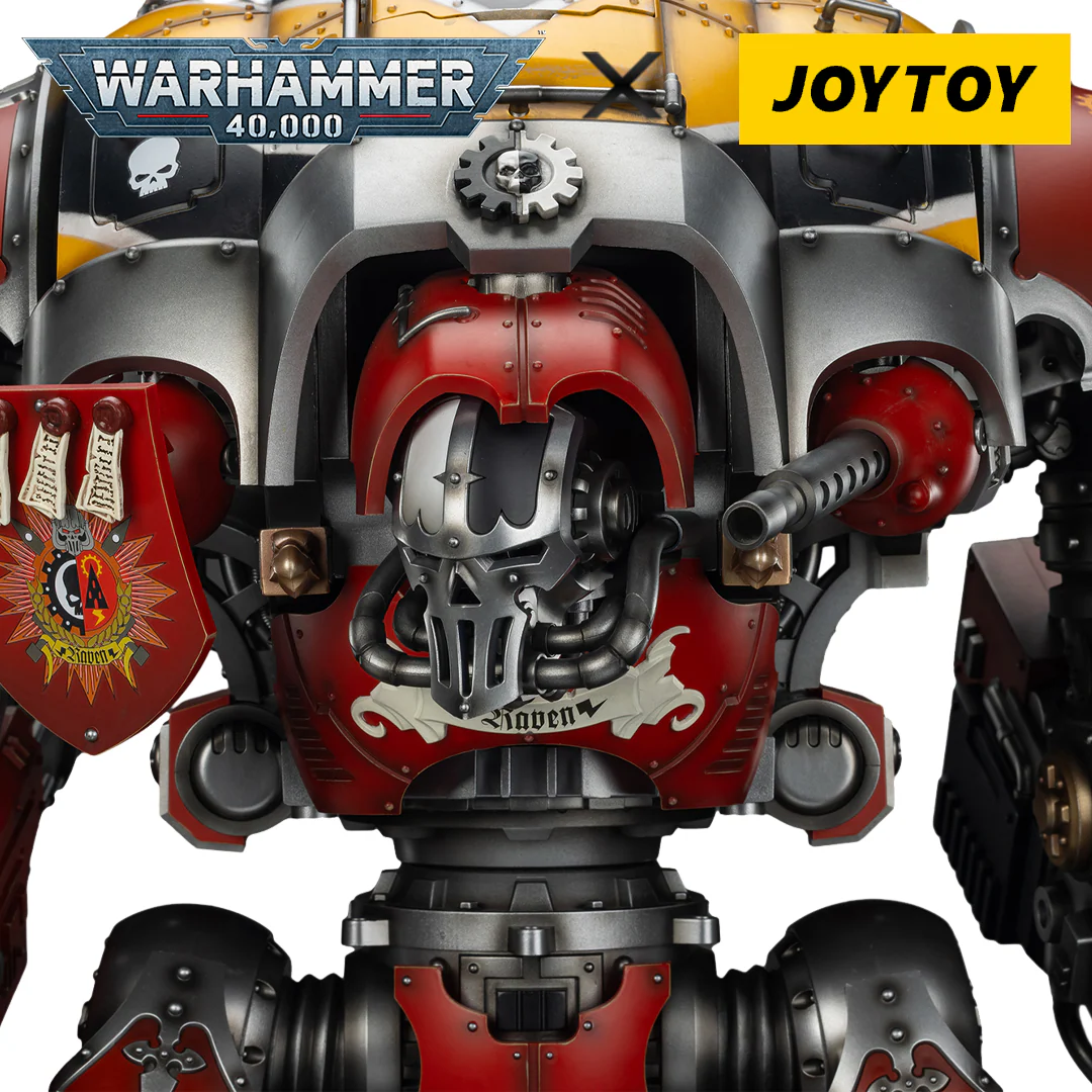 JoyToy Warhammer: 40,000 Action Figure - Imperial Knights, House Raven, Knight Errant (1/18 Scale)