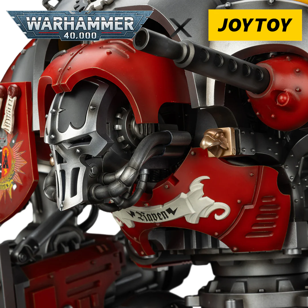 JoyToy Warhammer: 40,000 Action Figure - Imperial Knights, House Raven, Knight Errant (1/18 Scale)