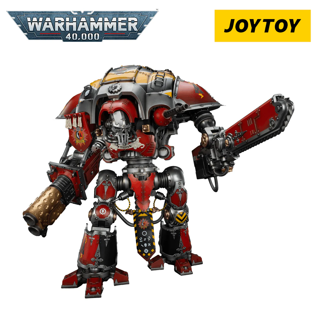 JoyToy Warhammer: 40,000 Action Figure - Imperial Knights, House Raven, Knight Errant (1/18 Scale)