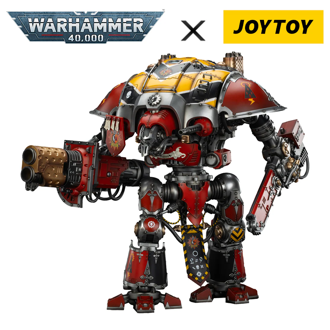 JoyToy Warhammer: 40,000 Action Figure - Imperial Knights, House Raven, Knight Errant (1/18 Scale)