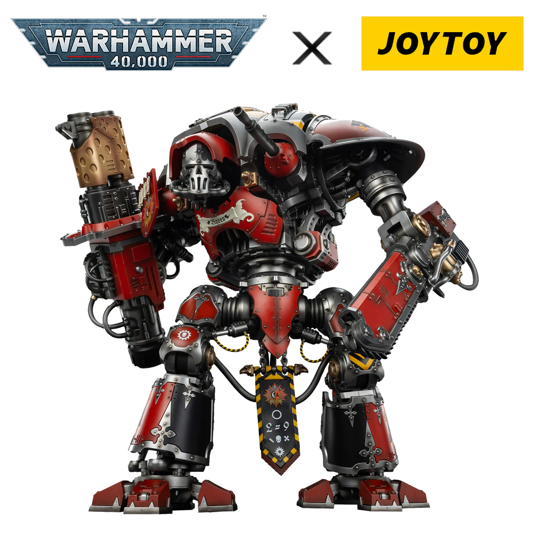 JoyToy Warhammer: 40,000 Action Figure - Imperial Knights, House Raven, Knight Errant (1/18 Scale)