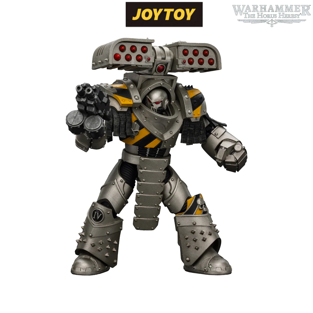 JoyToy Warhammer The Horus Heresy Action Figure - Iron Warriors, Tyrant Siege Terminator with Rocket Launcher (1/18 Scale)