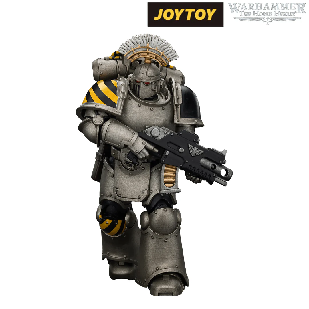 JoyToy Warhammer The Horus Heresy Action Figure - Iron Warriors, MKIII Tactical Sergeant (1/18 Scale)
