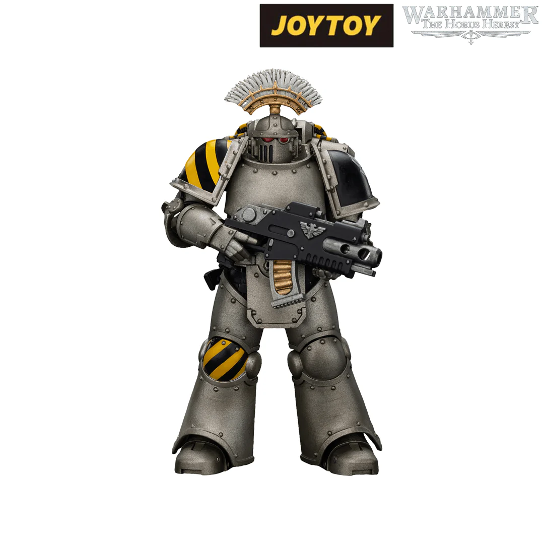 JoyToy Warhammer The Horus Heresy Action Figure - Iron Warriors, MKIII Tactical Sergeant (1/18 Scale)