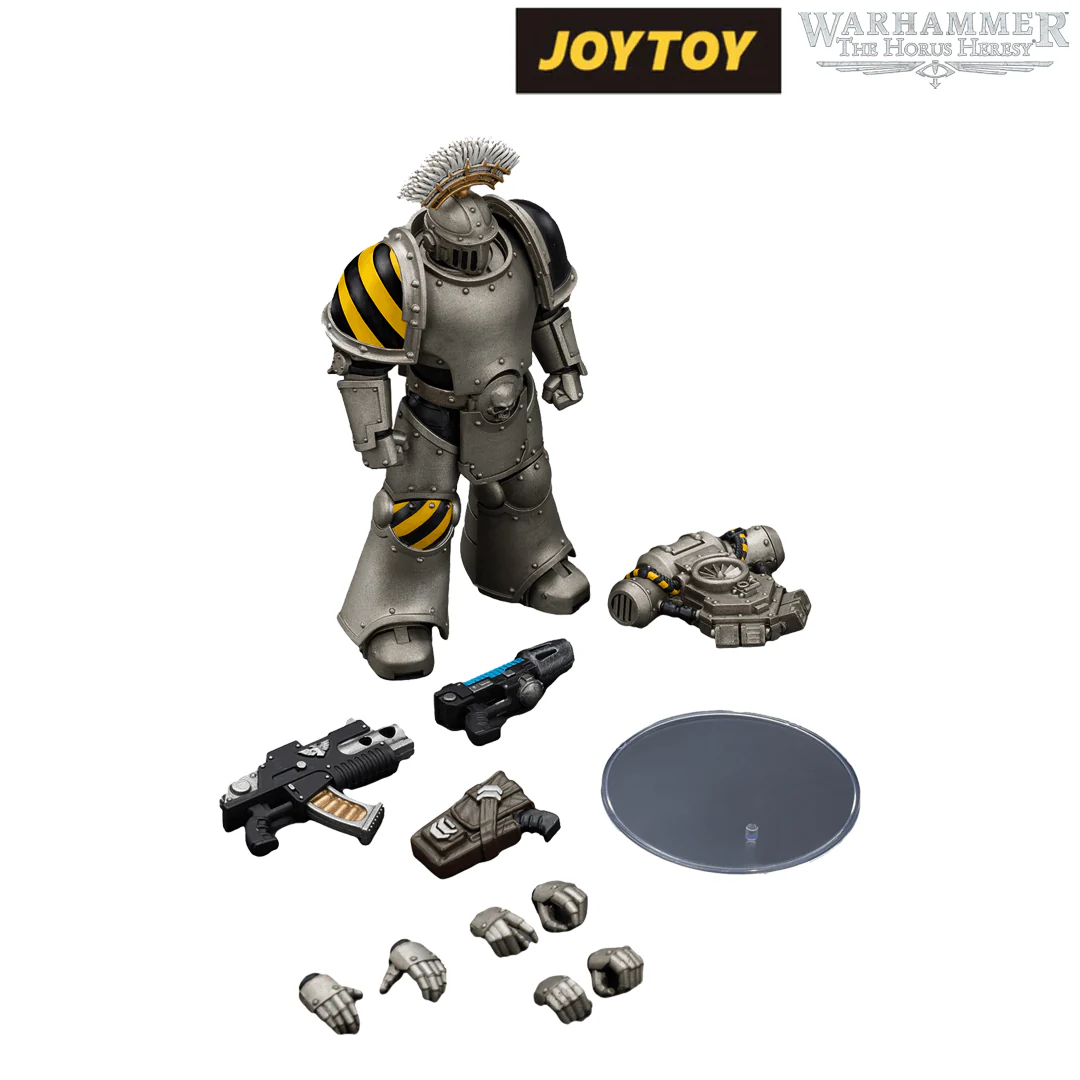 JoyToy Warhammer The Horus Heresy Action Figure - Iron Warriors, MKIII Tactical Sergeant (1/18 Scale)