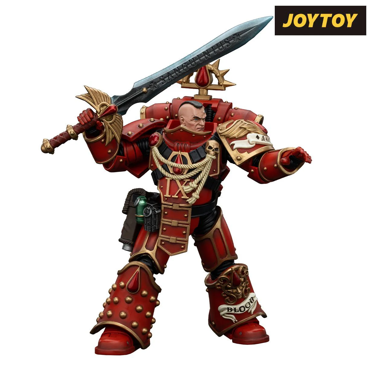 JoyToy Warhammer The Horus Heresy Action Figure - Blood Angels, Blood Angels, Raldoron, First Captain of the Blood Angels (1/18 Scale)