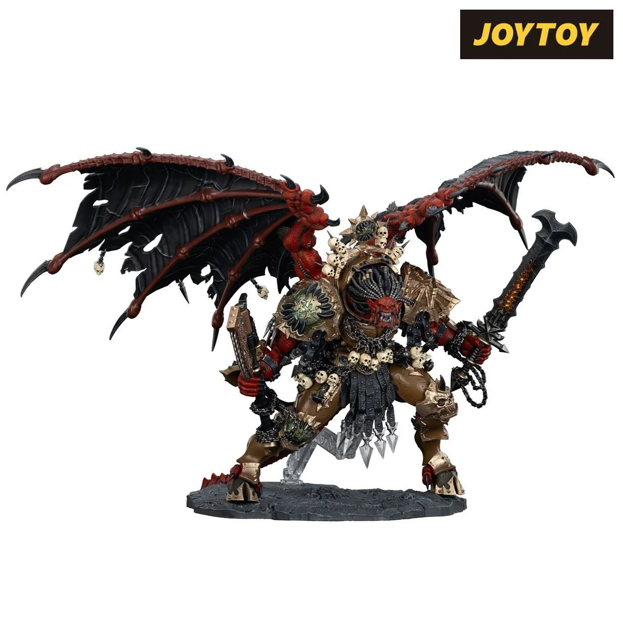 JoyToy Warhammer: 40,000 Action Figure - World Eaters, Angron, Daemon Primarch of Khorne (1/18 Scale)