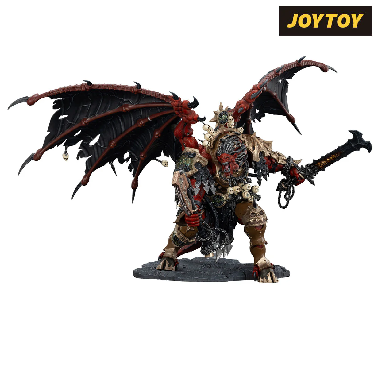 JoyToy Warhammer: 40,000 Action Figure - World Eaters, Angron, Daemon Primarch of Khorne (1/18 Scale)